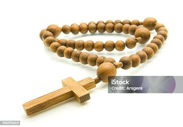 Closeup Of Rosary Beads Stock Photo - Download Image Now - Catholicism, Christianity, Church