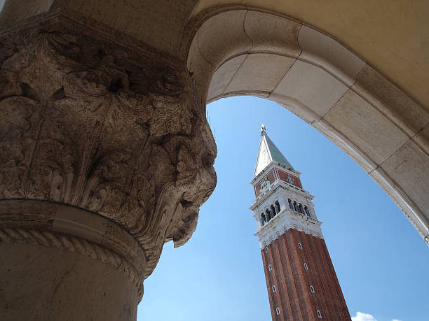 Venice,  St. Mark's Campanile stock photo