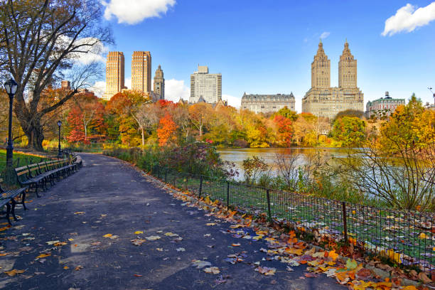 istock Autumn foliage in Central Park, New York 1065969424