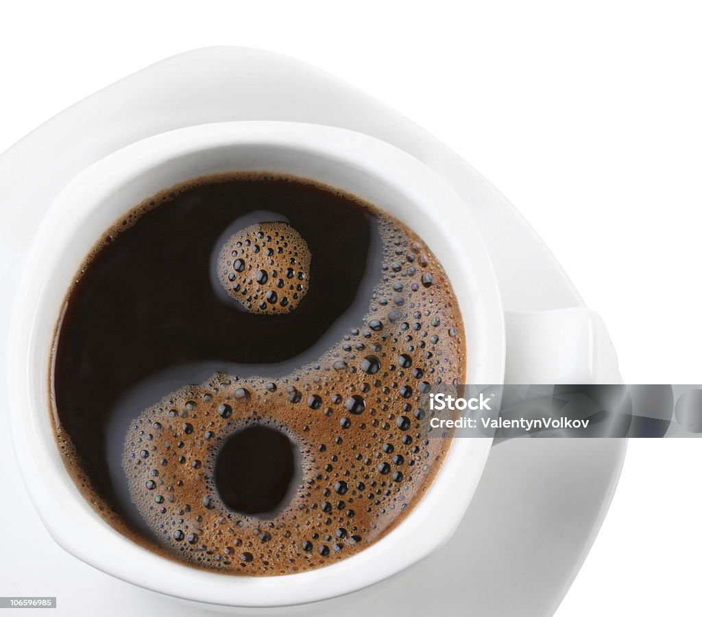 Tazza di caffè - Foto stock royalty-free di Simbolo del Tao