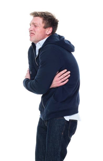 istock Attractive young male is getting sick 1065974720