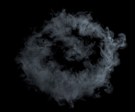 Soplo de niebla de humo del círculo photo