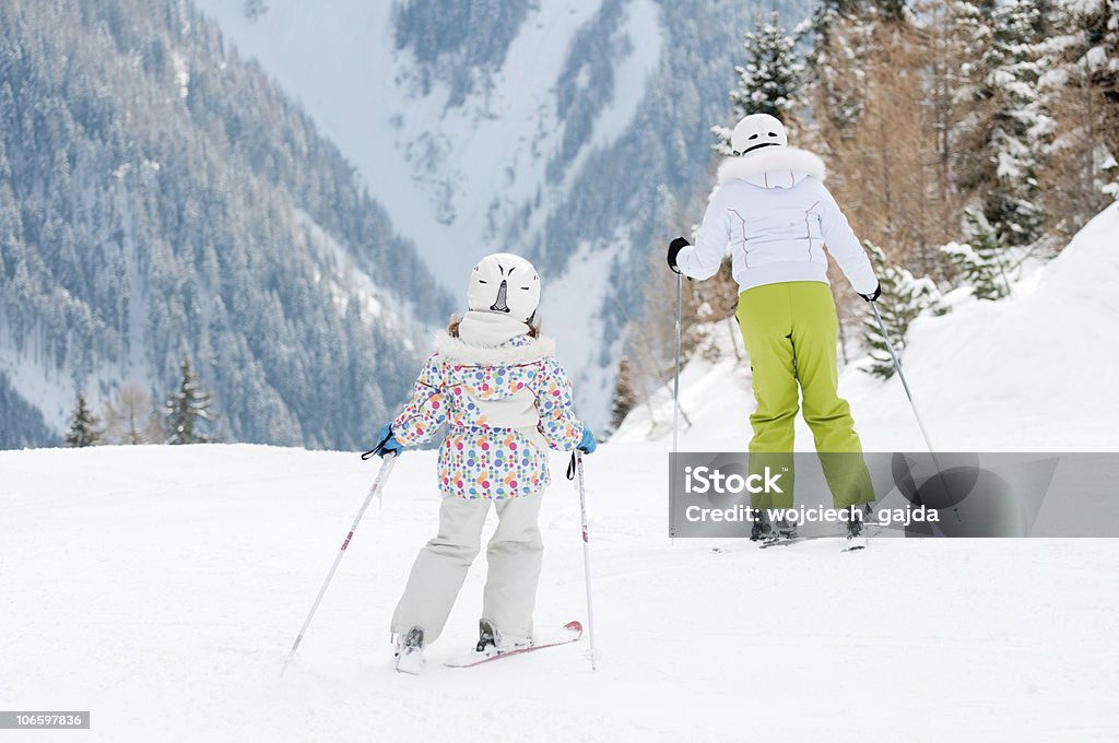 Leçon de Ski - Photo de Descente libre de droits