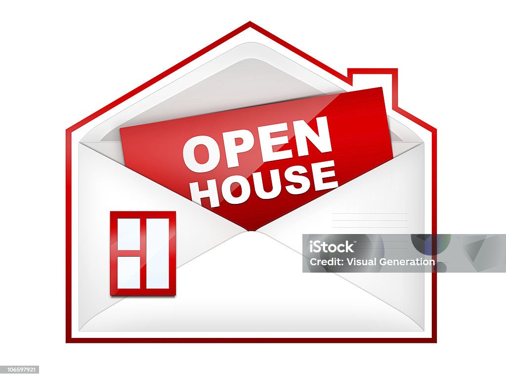 Envolver-Open House - Foto de stock de Aberto royalty-free