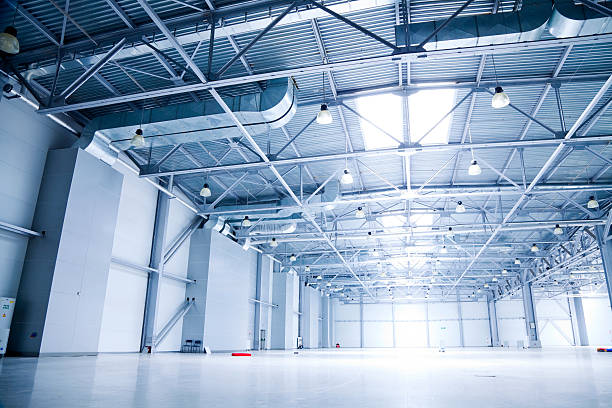 istock empty room of modern storehouse 106598013