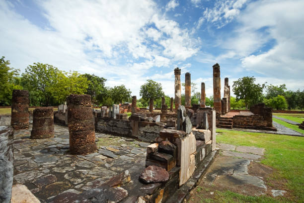 istock Ancient ruined Wat Chetuphon Luang in Sukhothai 1065985320