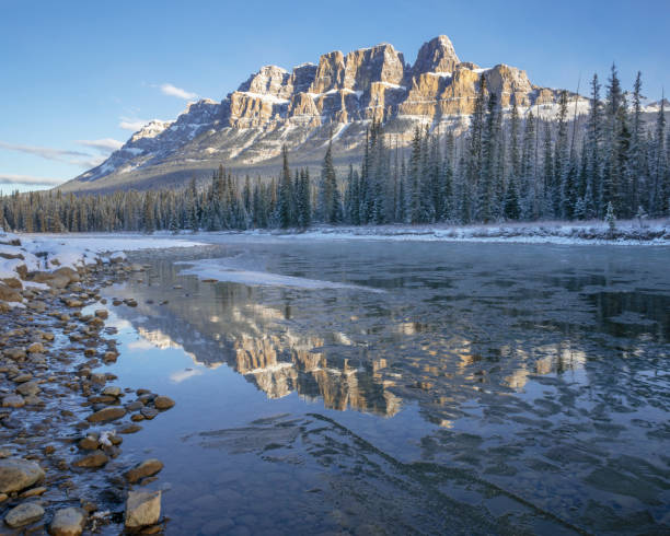 istock Castle Mountain in Banff National Park 1065991206