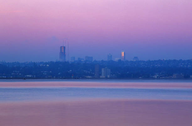 istock Rosey Dawn across Lake Washington to Seattle 1065995902