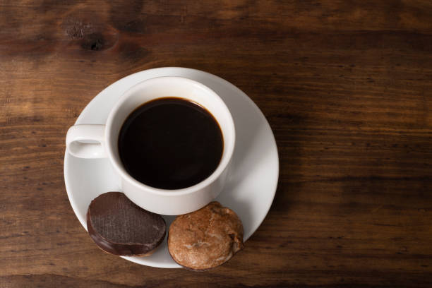 istock Espresso coffee with chocolate cookies 1066000560