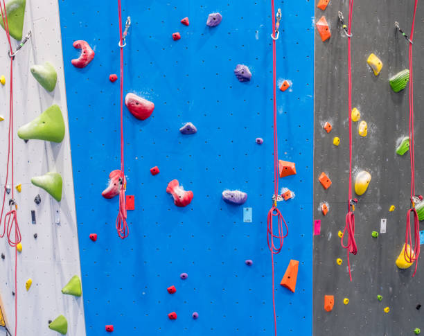 istock Indoor rock climbing gym 1066018406