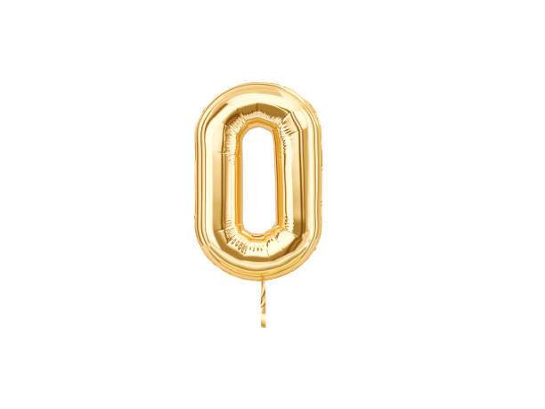 istock Gold foil alphabet, Letter O 1066052284