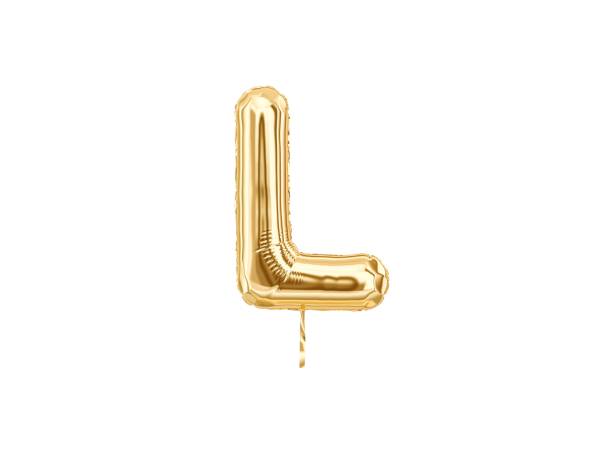 istock Gold foil alphabet, Letter L 1066052308
