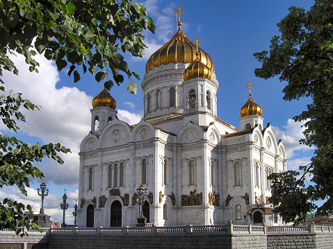 Saint Michael's Golden-Domed Monastery in Kiev, Ukraine. Orthodox church christianity religion history temple