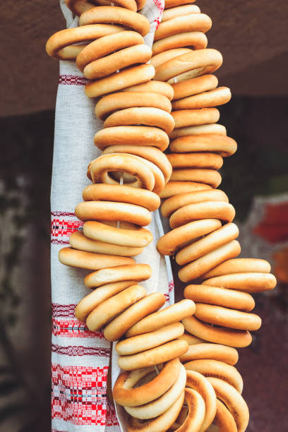 istock A bunch of bagels for tea on the pole 1066085988