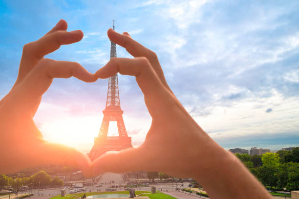 istock beautiful Eiffel tower in Paris France 1066089230