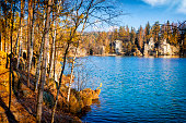 Small lake in National Park Adrspach-Teplice Rocktown
