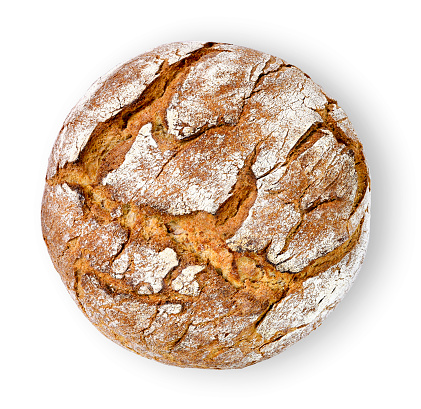 Saludable pan, pan en blanco photo