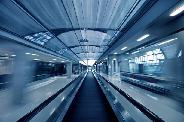 istock Airport moving walkway 1066113314