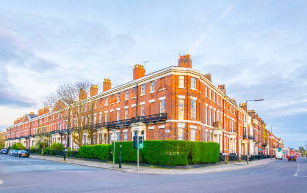 istock Brick houses in Liverpool, England 1066130966