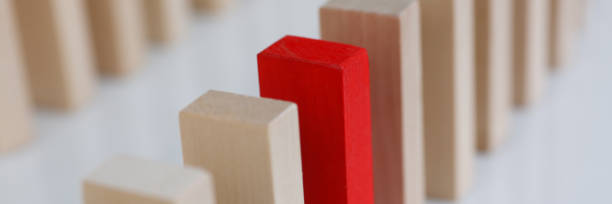 istock One red winner lottery wood block row 1066132456