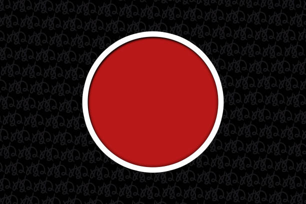 фон японского флага. - japanese flag flag japan illustration and painting stock illustrations