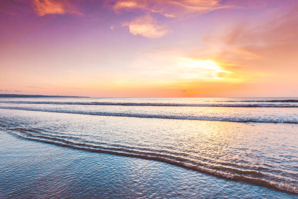 istock Radiant sea beach sunset 1066139206