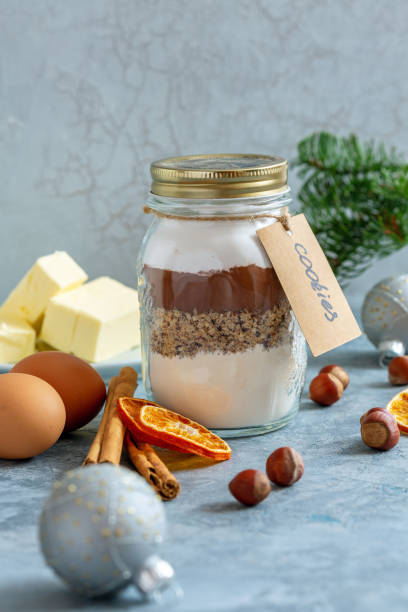 istock Ingredients for baking Christmas cookies. 1066150120