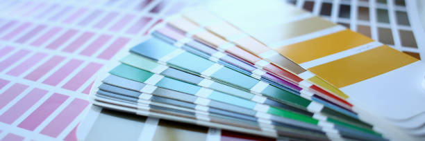 istock Color print of pantone statistics offset 1066157676