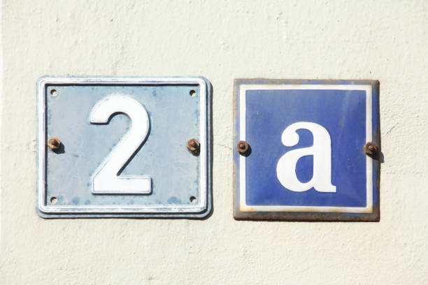 istock House number plate No. Two a 1066158118