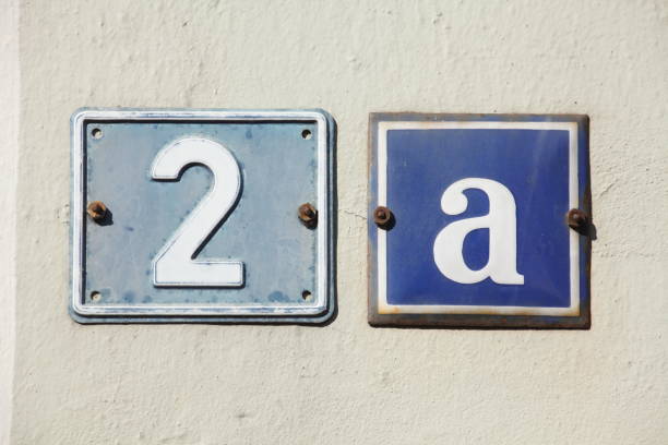istock House number plate No. Two a 1066158154