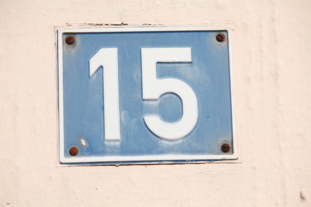 istock House number plate No. Thirteen 1066158188