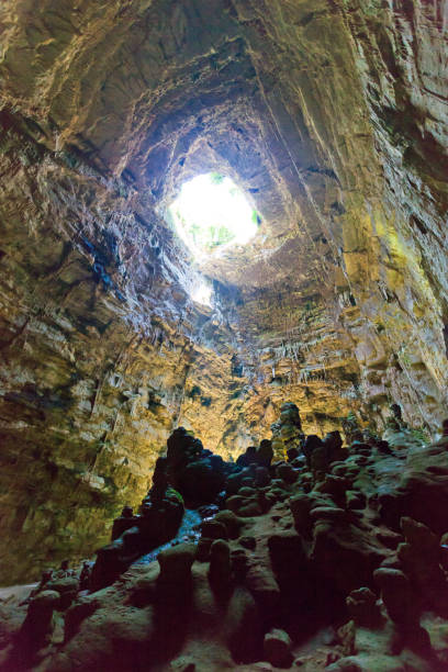 istock Grotta di Castellano, Apulia - A giant cave system under the surface 1066158368