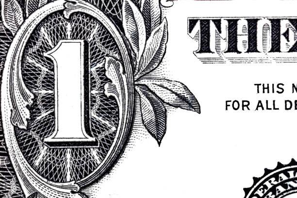 istock Closeup of front side of 1 dollar bill 1066158576
