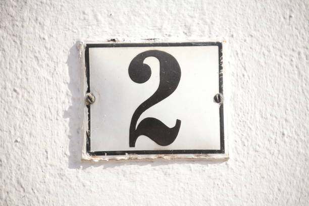 istock House number plate No. two 1066158682
