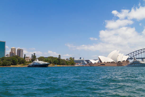 casa de ópera de sydney - sydney australia the rocks australia architectural styles fotografías e imágenes de stock