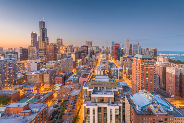 istock Chicago, Illinois, USA Skyline 1066167662