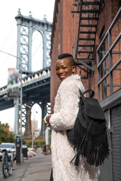 istock Beautiful young woman in NYC 1066192472
