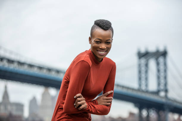 istock Beautiful young woman in NYC 1066194738