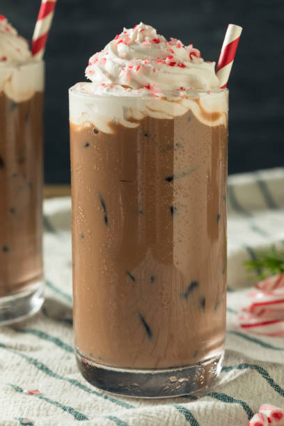 istock Sweet Peppermint Iced Coffee 1066197256