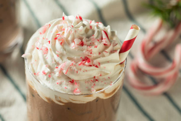 istock Sweet Peppermint Iced Coffee 1066197602