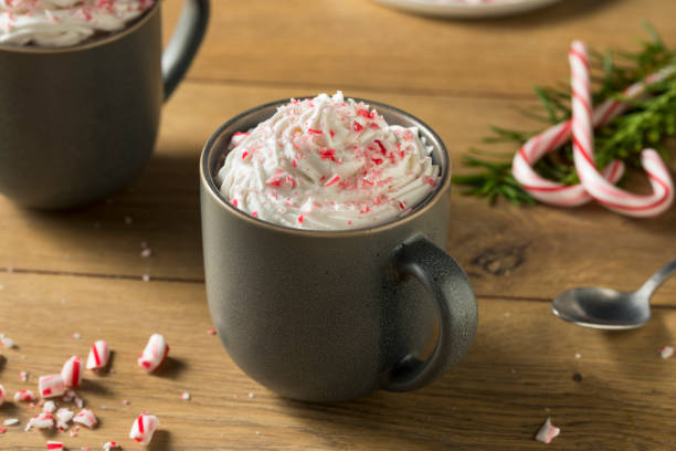 istock Sweet Peppermint Hot Coffee 1066199526