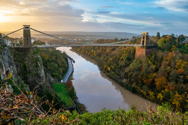 istock Clifton suspension bridge in autumn 1066204818