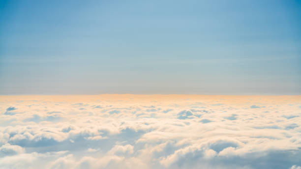 istock above cloud during twilight or dusk, dream and inspire background 1066207444