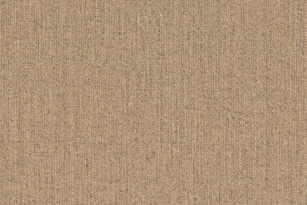 istock Artist's Non-coated Linen Duck Coarse Grain Canvas Natural Brown Grunge Texture 1066208002