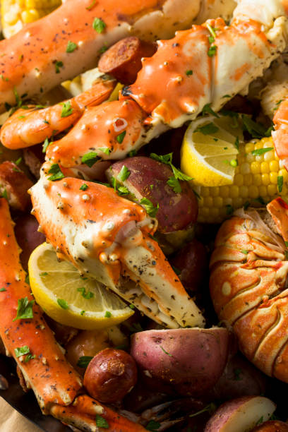 istock Homemade Cajun Seafood Boil 1066208776