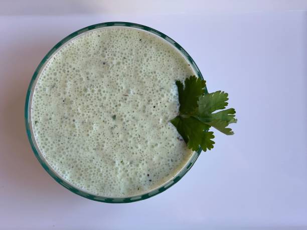 istock Big Bowl of Green Yogurt Smoothie 1066210178
