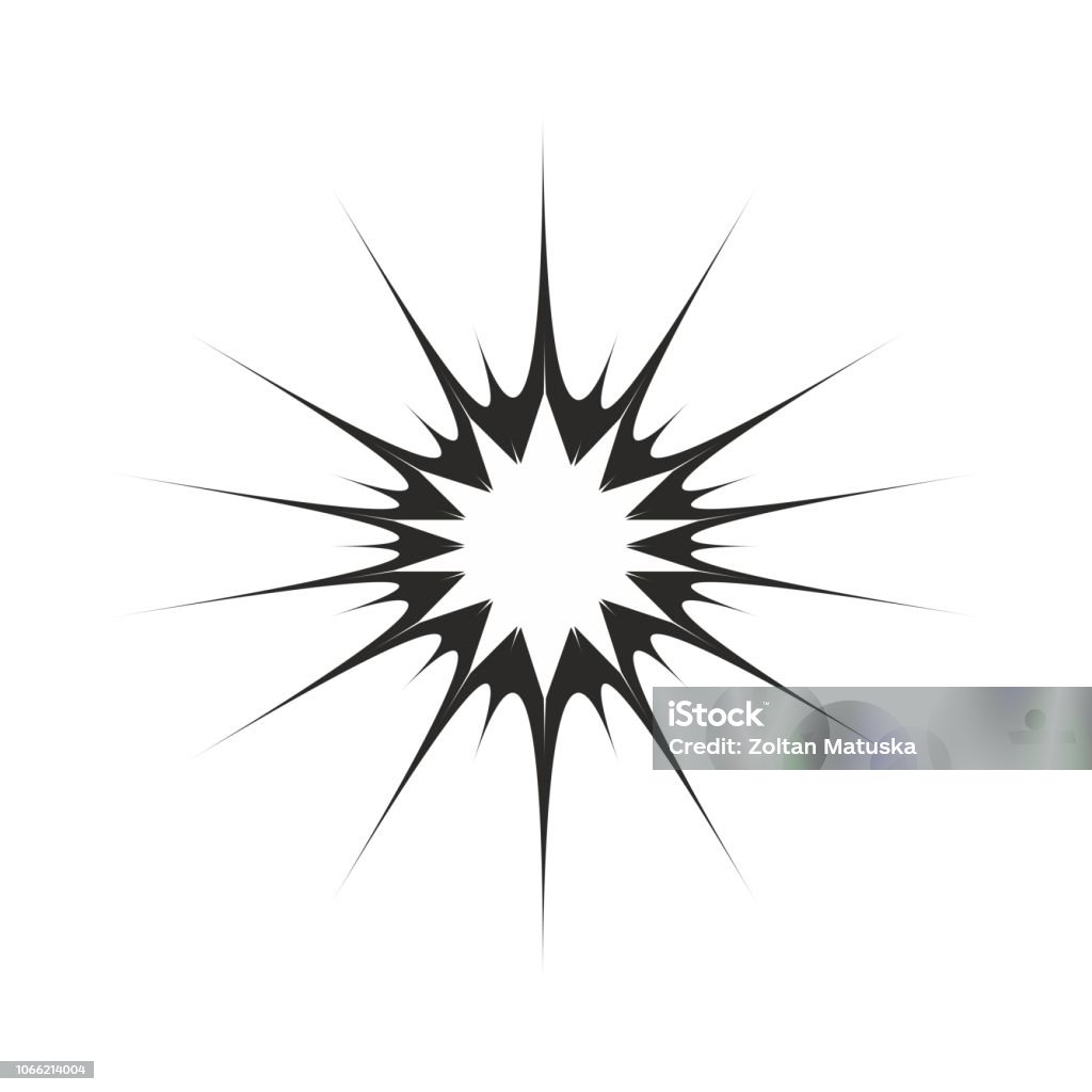 Abstract Design Single Side Art Abstract Single Design Element Geometric Isolated Black Stock ...