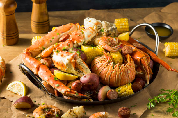 istock Homemade Cajun Seafood Boil 1066214160