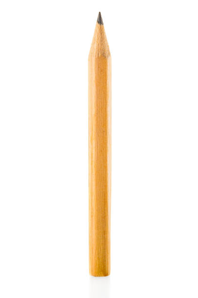 istock Pencil close up isolated on white background 1066217488