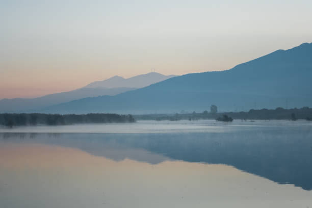 istock Heavy Mist Rolling over the Wetlands in the Morning 1066224392